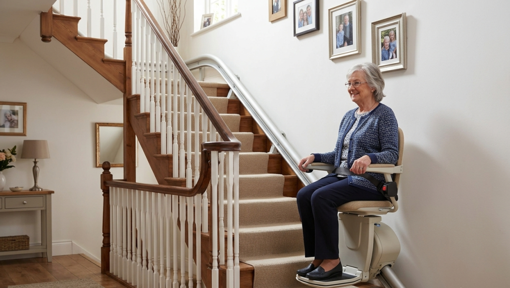 plate forme monte escalier